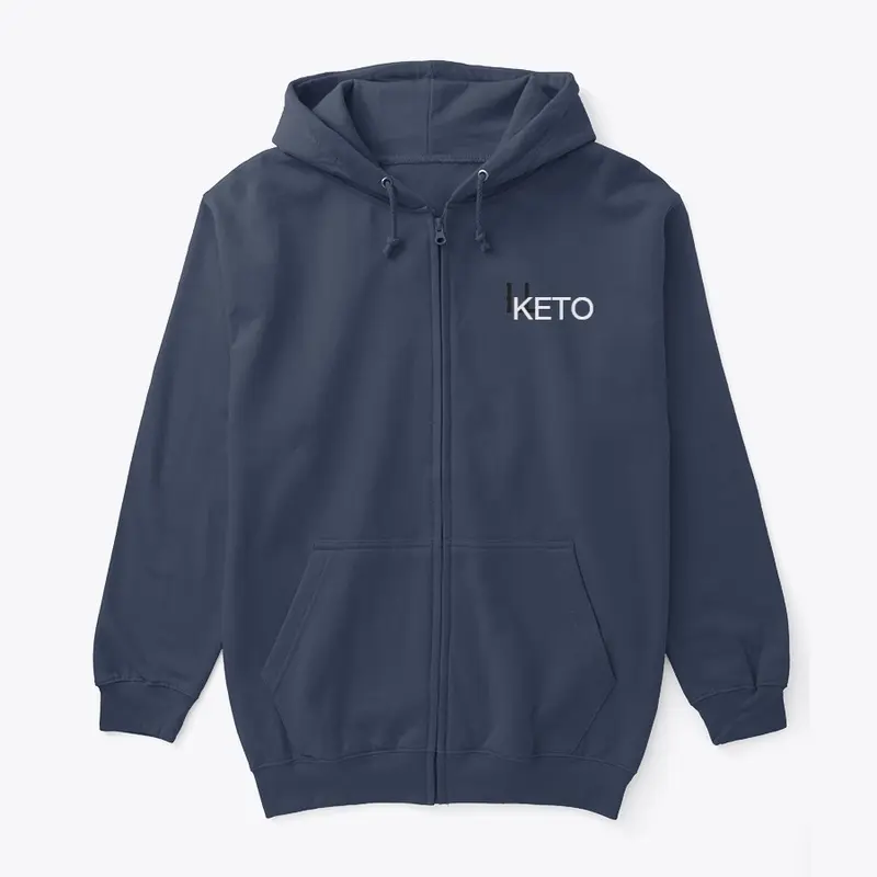 Zippered KETO unisex Hoodie